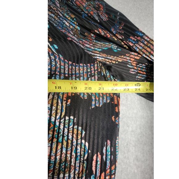 Anthropologie Maeve Madeira Burnout Blouse Top Women's Sz Large Colorful - Picture 8 of 10